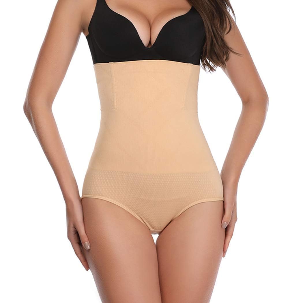 ELEG & STILANCE Tummy Tucker Women Shapewear Anti Rolling Strip High Waist Highly Comfortable Elastic Stretchable Belly Shaper (in, Alpha, 6XL, Beige) - Image 4 thumbnail