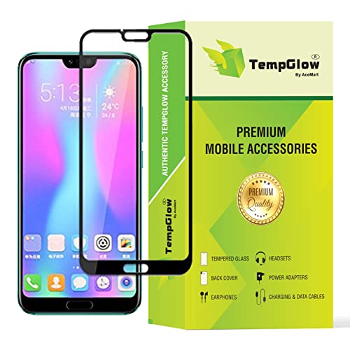 Image of Screen Protector for Huawei Honor 10 (Black) Tempered Glass Edge-to-Edge 6D Screen Guard With Installation Kit