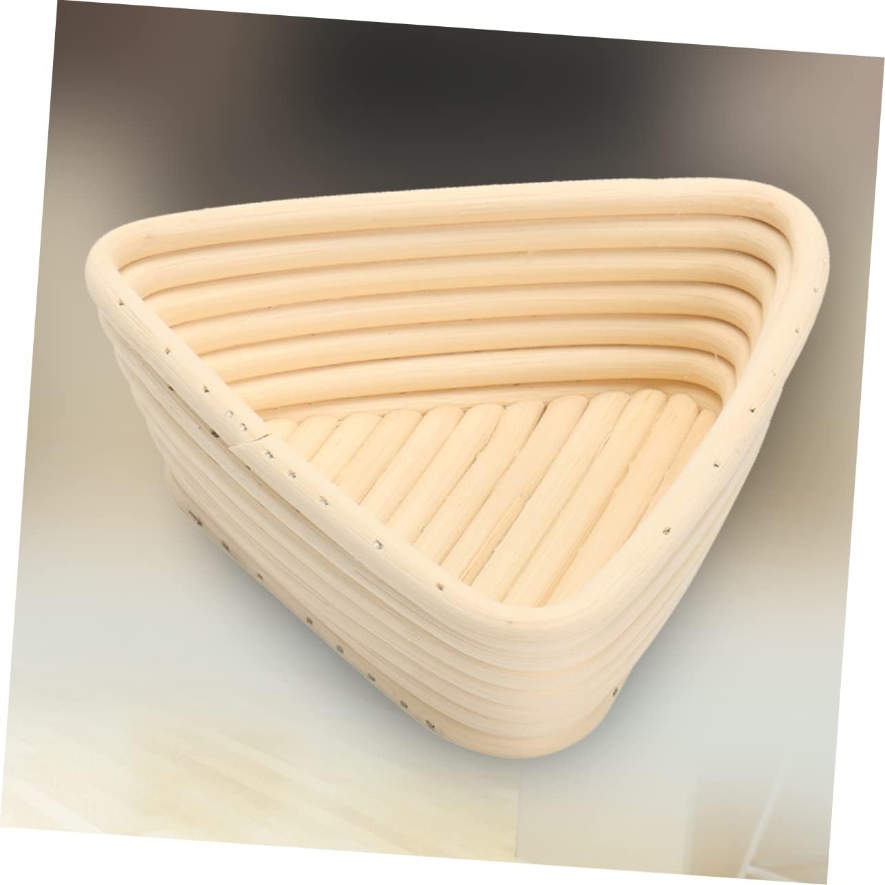 Luxshiny 6pcs Hand Woven Proofing Basket Baking Supplies for Home Bakers Khaki Cover for Sourdough and Artisan Bread Making for Professional and Amateur Use