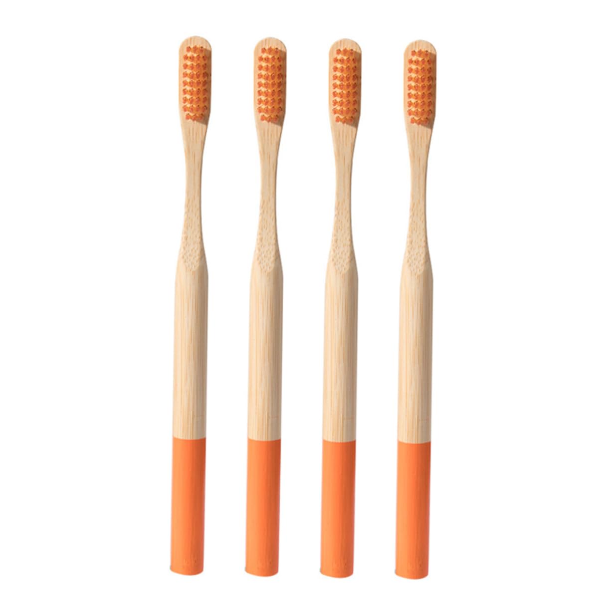 3 Set Spazzolino Da Denti In Bambù Spazzolino Da Denti Sensibile E Sostenibile Manico Ergonomico Da Viaggio Spazzolino Da Denti Medio Morbido Spazzolino Da 4 pezzi*3