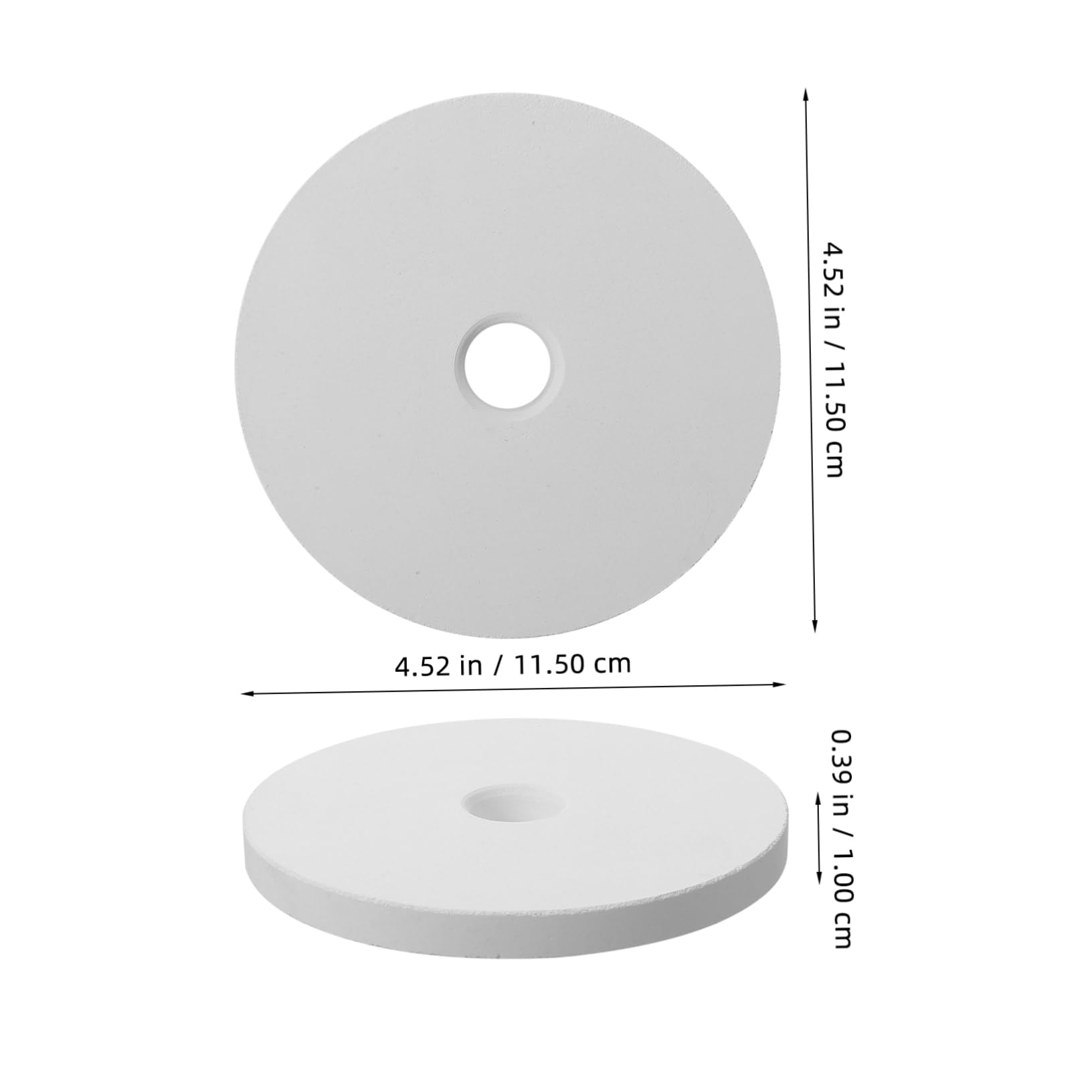 IWOWHERO Pottery Refractory Support Mat Reusable Ceramic Tool for Kiln Firing for Glaze Ceramics Durable and Easy to Store for Pottery Making