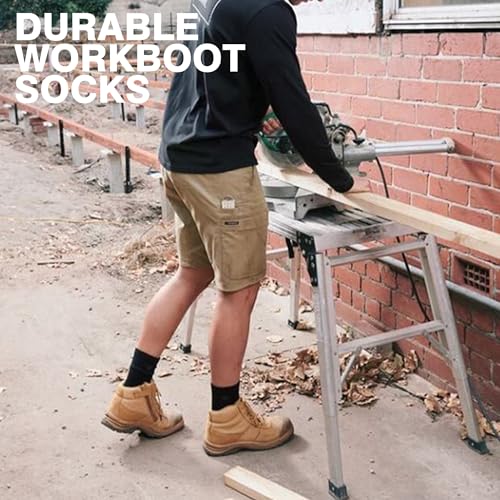 BRISIRA Coolmax Bamboo Viscose Running Socks 3 Pairs Crew Moisture Wicking Anti Blister Athletic Hiking Work Sock4