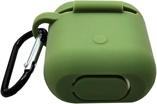 Miniatura 5 de HappyCover - Funda para AirPods, con llavero fácil al aire libre, gruesa, a prueba de golpes, 360, funda protectora de silicona con tapón antipolvo
