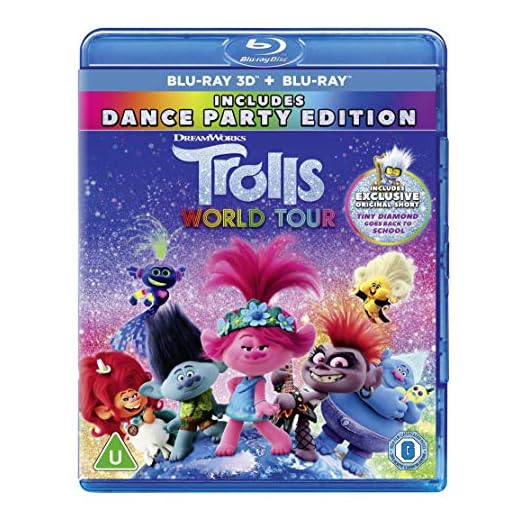 Trolls World Tour [Blu-Ray]+[Blu-Ray 3D] (English audio) [Region Free]