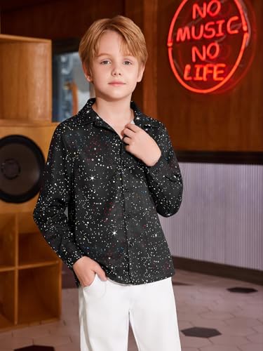Disfraz retro disco para niños 5-14 años miniatura 2