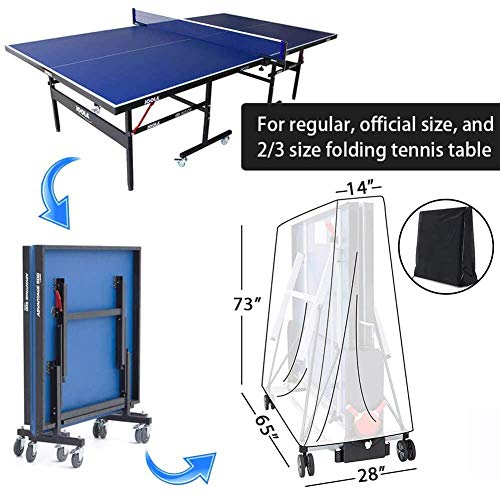 BEILLER Table Tennis Cover, Outdoor & Indoor Heavy Duty Waterproof Ping
