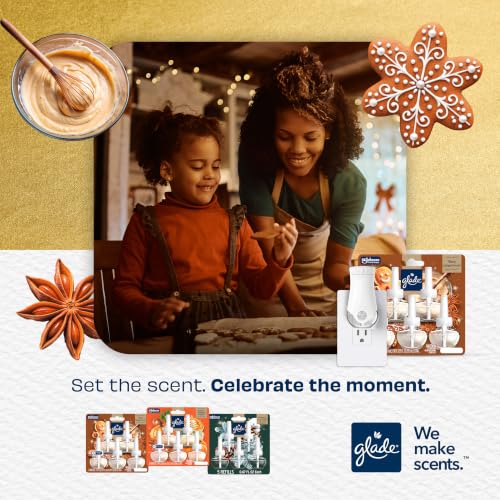 Glade PlugIns Scented Oil 5 Refills, Air Freshener, Cozy Gingerbread, 3.35 fl oz, Pack of 5 - image 6
