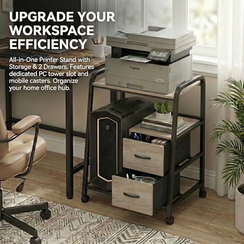 Soporte de impresora con 40% de descuento y almacenamiento