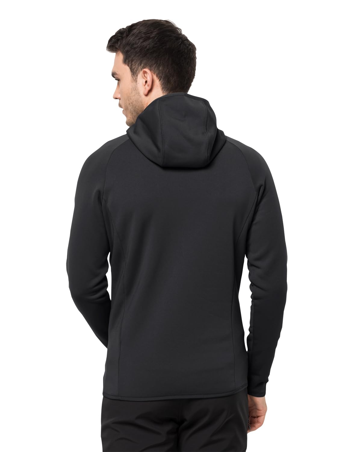 Jack Wolfskin Herren Baiselberg Hooded Fz M Fleece Jacke, Schwarz, S EU