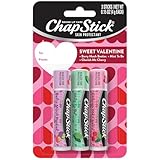 ChapStick Sweet Valentine Gift Lip Balm, Hydrating & Moisturizing Lip Care For Dry, Chapped Lips, Limited Edition Flavors, 3 Pack Variety, 0.15 OZ EA