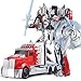 ZHJNBY Transformer Jouet Édition Platine Optimus Prime Silver Knight KO Version Figurine 12,2 Pouces