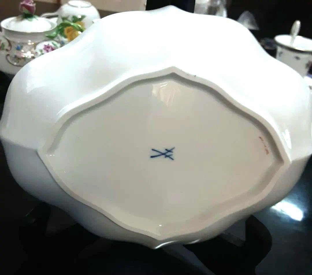 マイセン プレート #小花散らし #フルーツ&ケーキ& サラダボール マイセン プレート #小花散らし #フルーツ&ケーキ& サラダボール