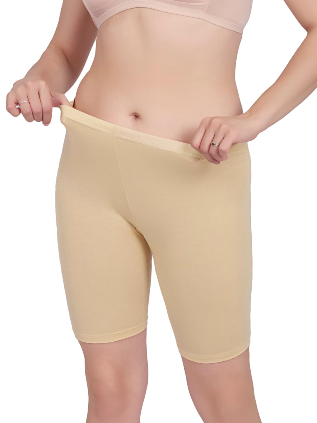 luella Women’s Ultra Soft Cotton Modal Shorts with Elastic Waistband - Perfect for Layering Under Dresses, Skirts, or as Cycling and Night Shorts-picture-15