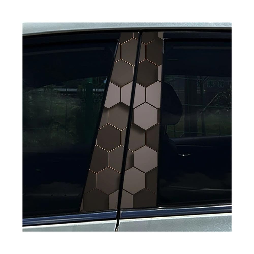 Bertdcx J Car B-Pillar Stickers Car Center Column Decoration Cover Scratches Waterproof Decals Auto Parts(J)