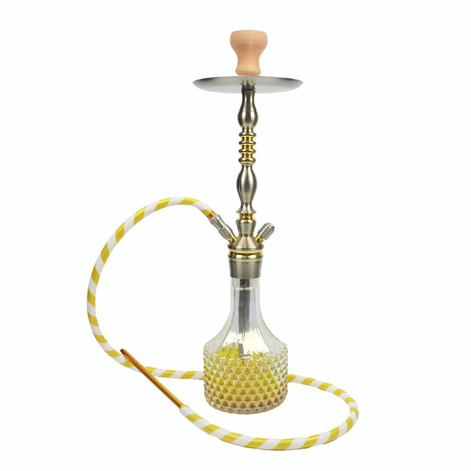 Juego De Cachimba De Cristal Moderno De Lujo Con Cachimba Portátil, Fácil De Desmontar Y Limpiar Para Cafés, Familias Y Bares, Fiestas