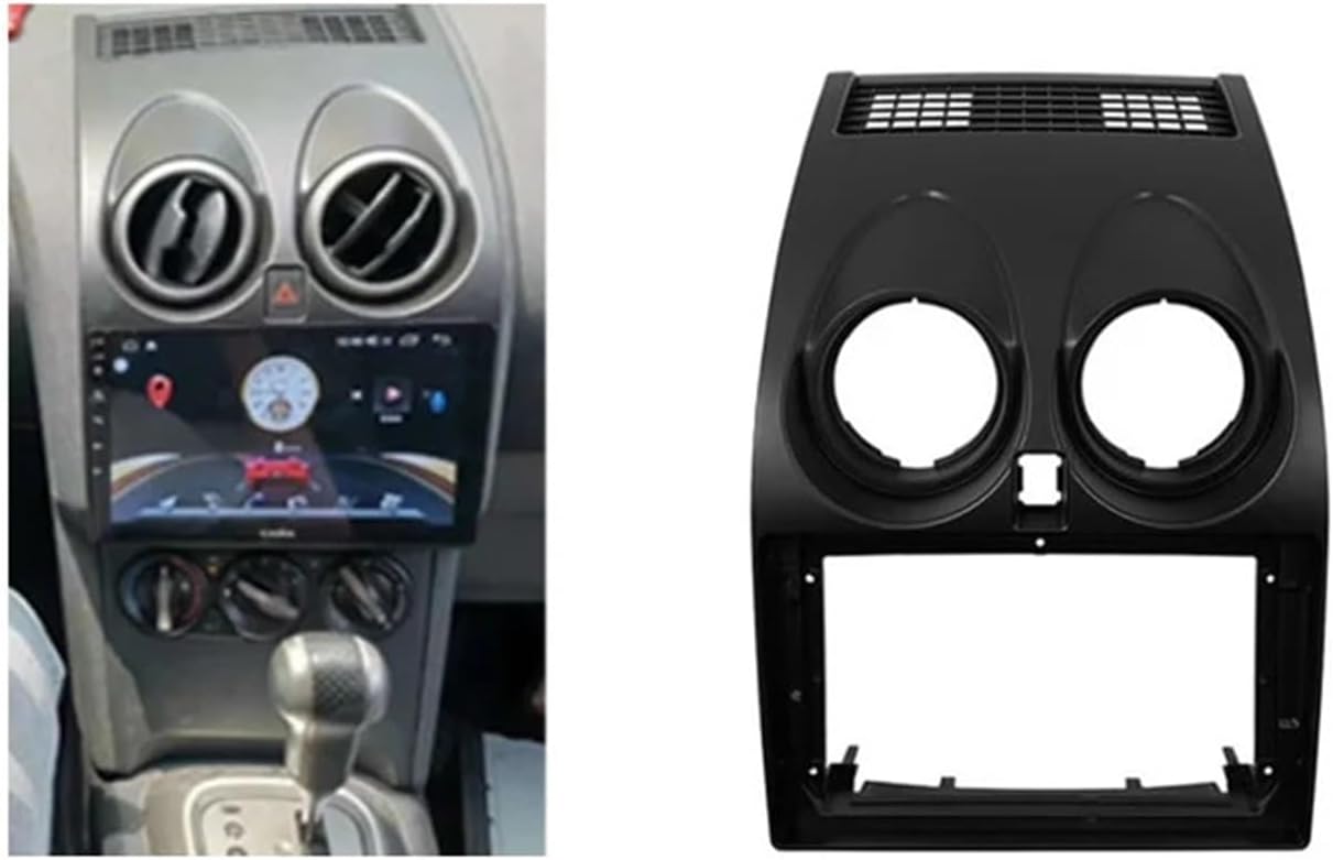 車用ラジオフェイシア NISSAN Qashqai 2008-2014 9インチ 2Din オーディオ ダッシュトリムフレーム フェ