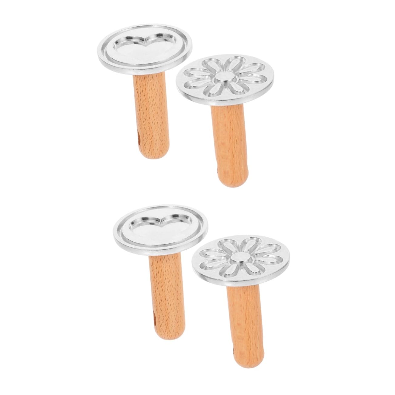 Cabilock 4 Moldes Para Galletas Molde Para Galletas 3D Molde Reutilizable Para Galletas Molde Para Prensar Galletas Accesorio Para Hornear Molde Para Hornear 3D Molde Para