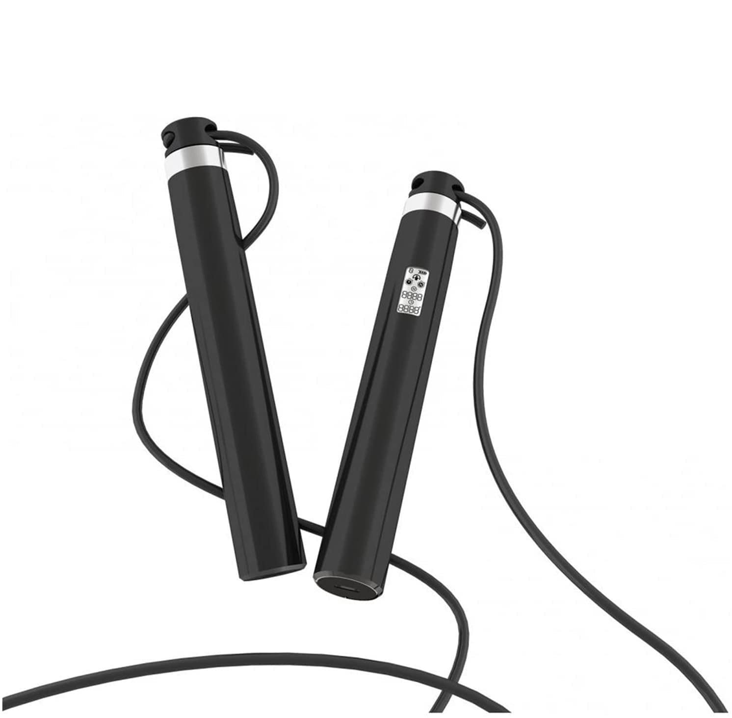 Cuerda para Saltar Cuerda De Saltar Entrenamiento Fitness Ajustable Bluetooth Smart Sports Electronic Count Mango Antideslizante Fitness