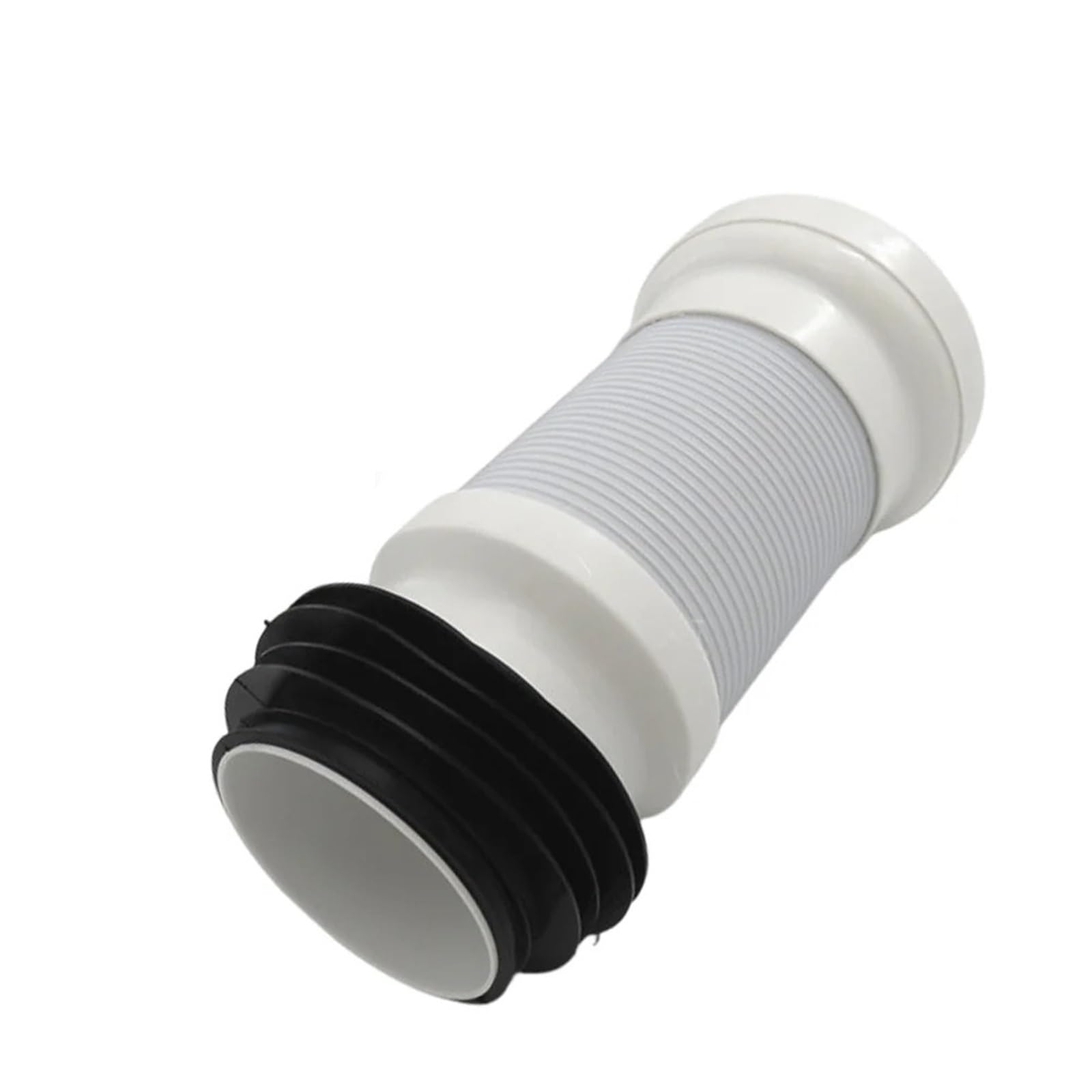 BGDIEAKIN PP Drain Pipe for Toilet with Steel Wire Reinforcement Telescopic Flexible Design 250mm to 500mm Sewage Connecting Pipe
