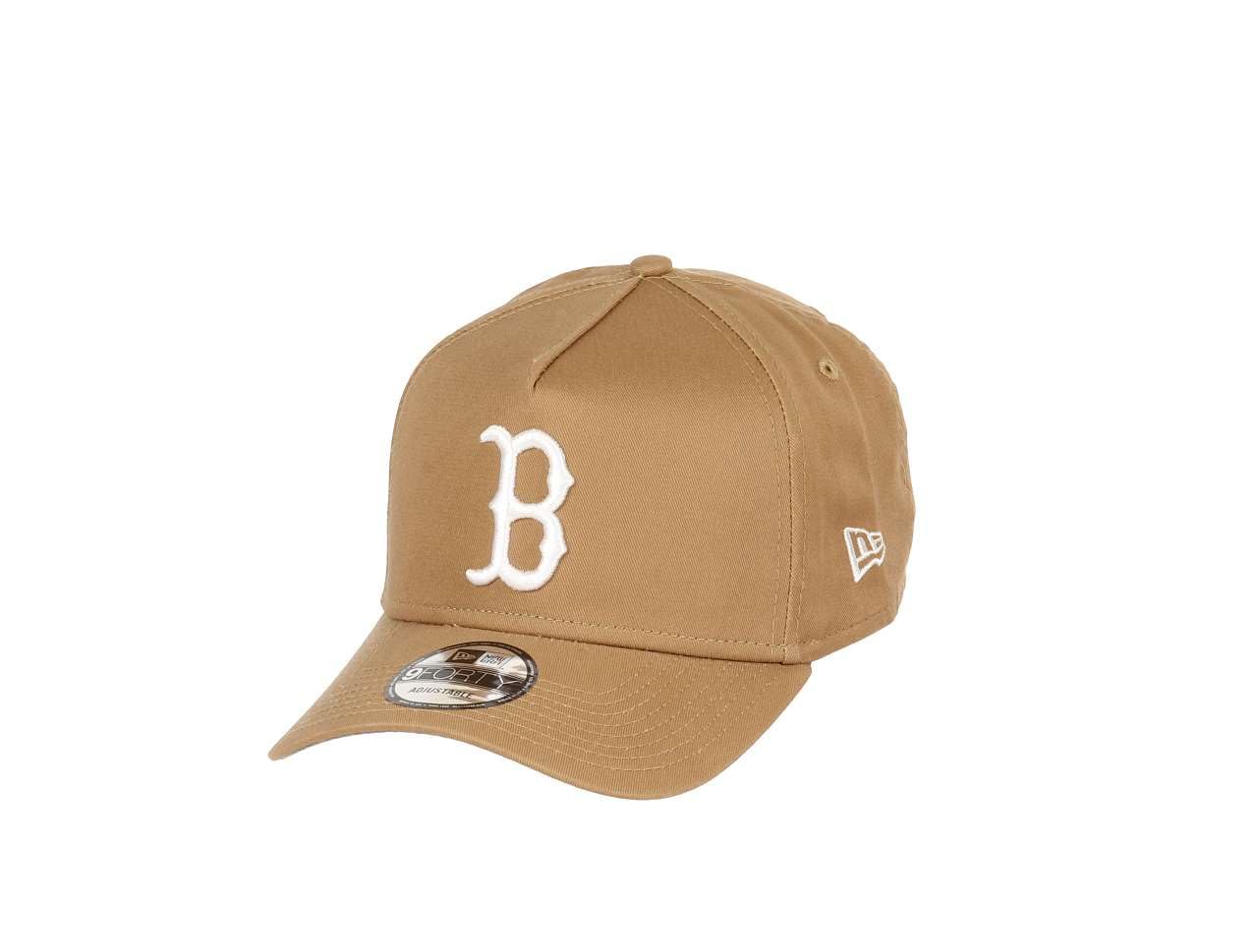 New Era Boston Red Sox MLB Khaki 9Forty A-Frame Snapback Cap