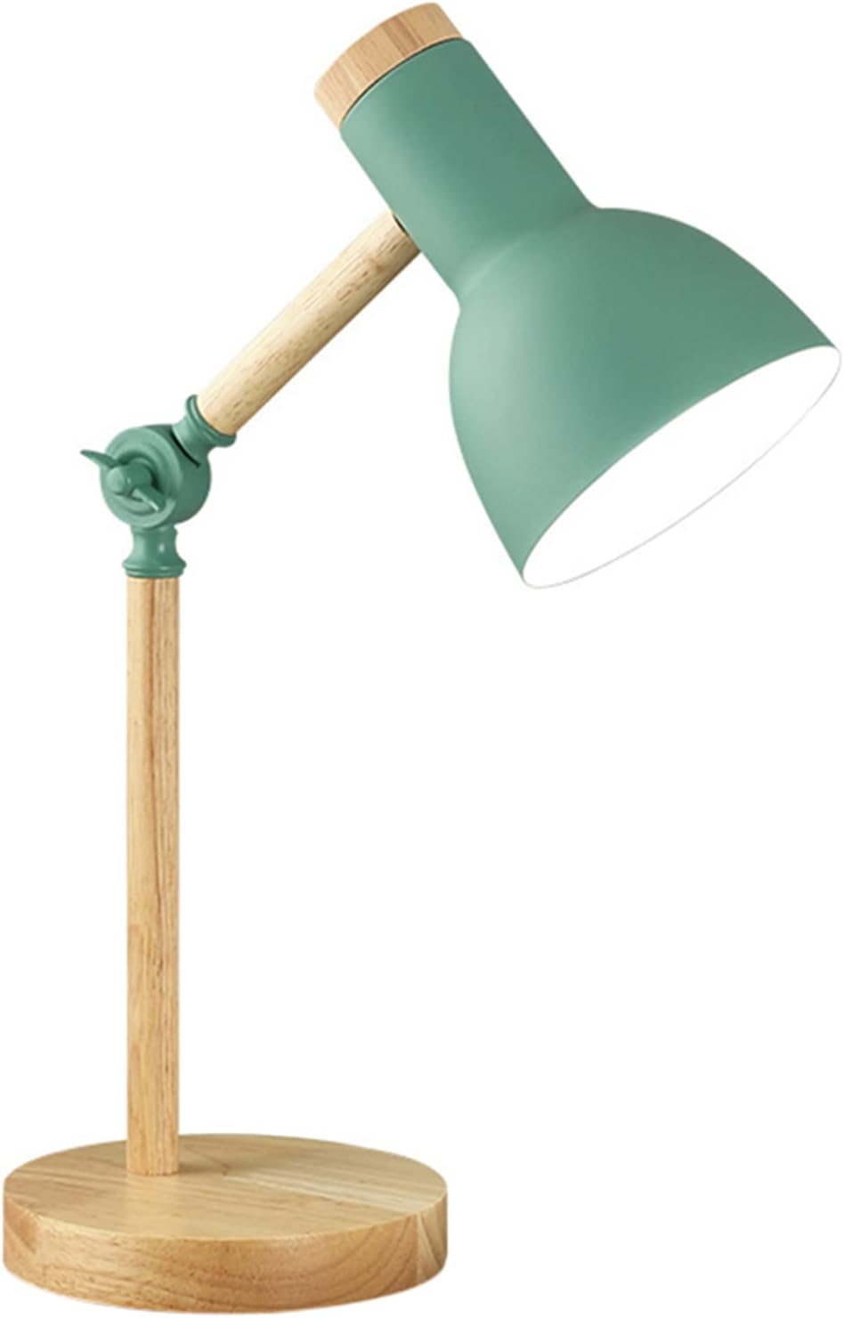 Study Lamp Nordic Style Desk Lamp, Wood Swing Arm Desk Lamp