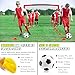 Soccer Goals for Backyard Set of 2, 6x4 ft Portable Soccer Goal Training Equipment with Soccer Target, Ball, Cones, Soccer Net for Age 3-5 6-8 8-12 10-12-14 Outdoor Sports Games Gift