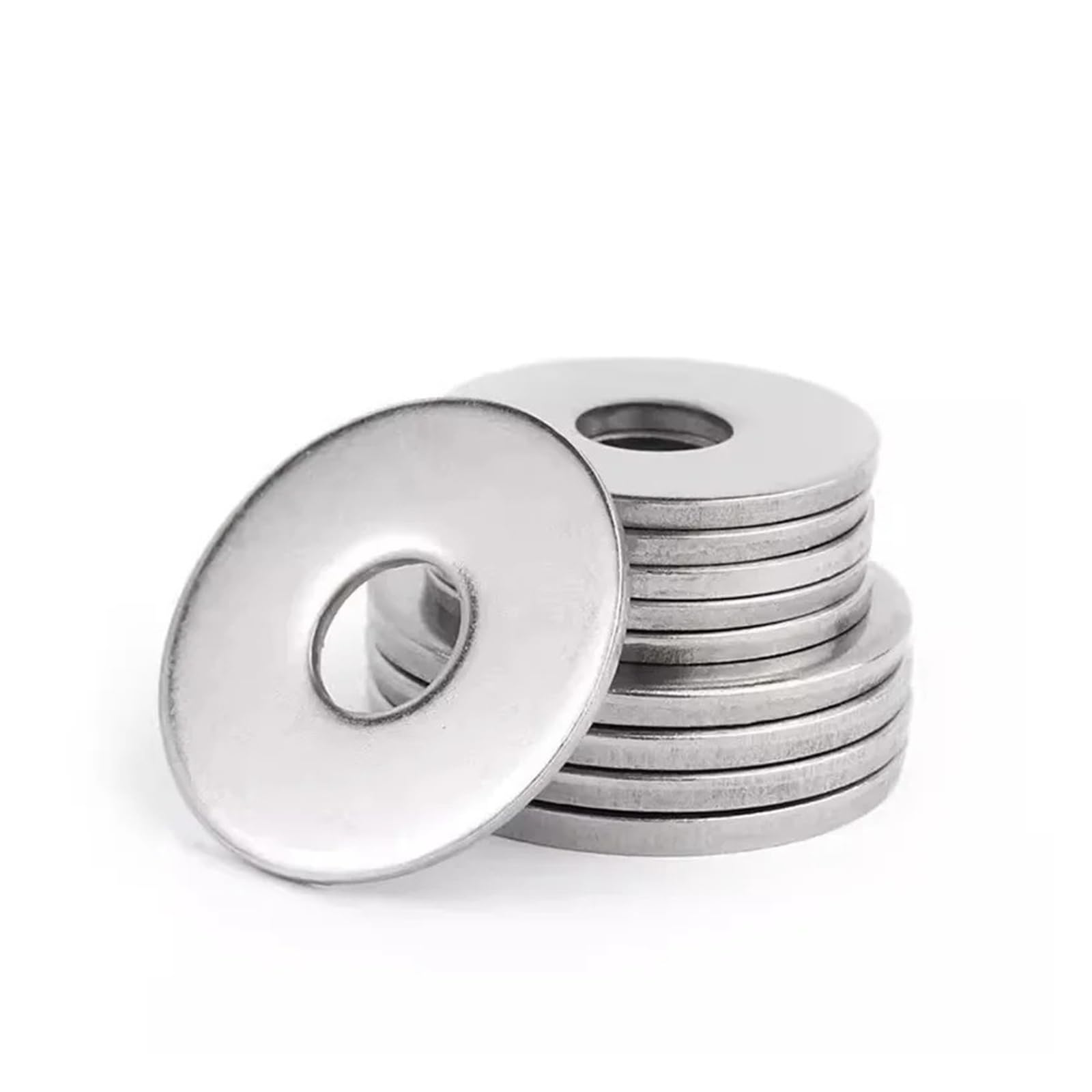 Rondelle piatte spesse di grandi dimensioni in acciaio inossidabile 304 GB96 M4 M5, guarnizioni semplici di grandi dimensioni(M5x12x1.2 100pcs)