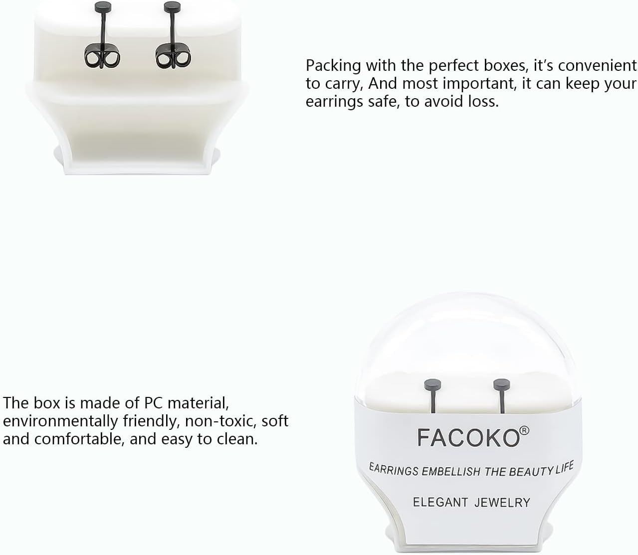 Titanium Flat Dot and Ball Stud Earrings Hypoallergenic for Women Men Rose Gold/Gold/Silver/Black Round Disc Earrings 3mm-6mm Options for Sensitive Ear(2pcs) - Image 6