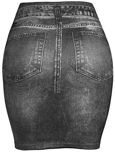 KMystic Basic Seamless Fitted Printed Mini Skirt2