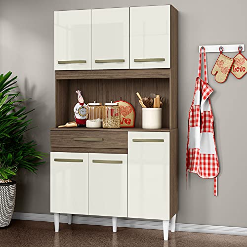 Cozinha Cleo Compacta 6 Portas Aramóveis