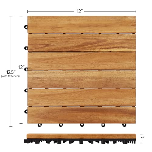 Yaheetech-54PCS-Acacia-Wood-Interlocking-Flooring-Tiles-Waterproof-Flooring-for-Outdoor-Indoor-PatioBalconyGardenPoolside12--12-in