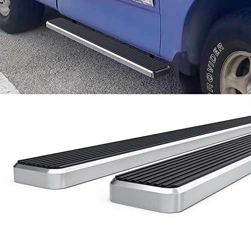 Estribos HD Ridez acero inoxidable 5 pulg para Ford F150 F250 miniatura 4