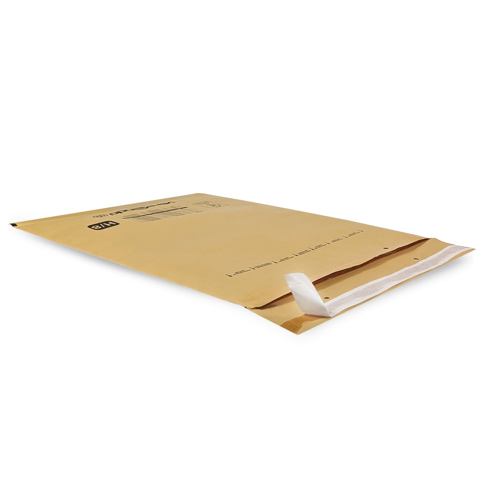 versando 200 sobres acolchados H8, tamaño interior 270 x 360 mm, | dimensiones exteriores 290 x 370 mm, color marrón/amarillo dorado para DIN B4