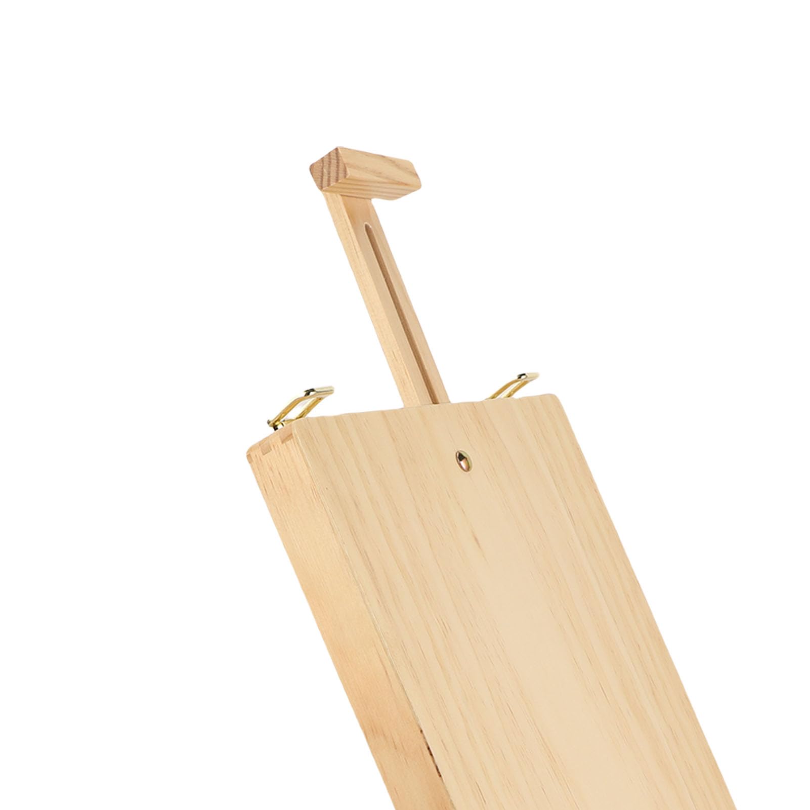 Chevalet d'art de bureau AUNMAS, Boîte à croquis portable en bois avec pieds en caoutchouc pour artistes et étudiants