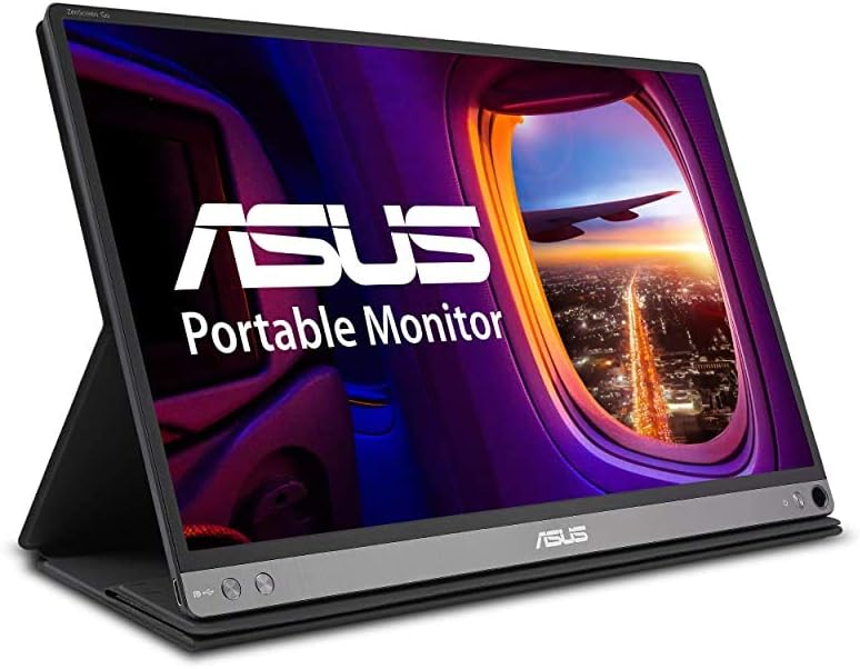 Asus MB16AP Zenscreen Go 15.6 inches Full HD IPS USB Type-C Portable Eye Care Monitor (Renewed)