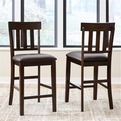 Image of Signature Design by Ashley Haddigan Counter Height Bar Stool, Set of 2