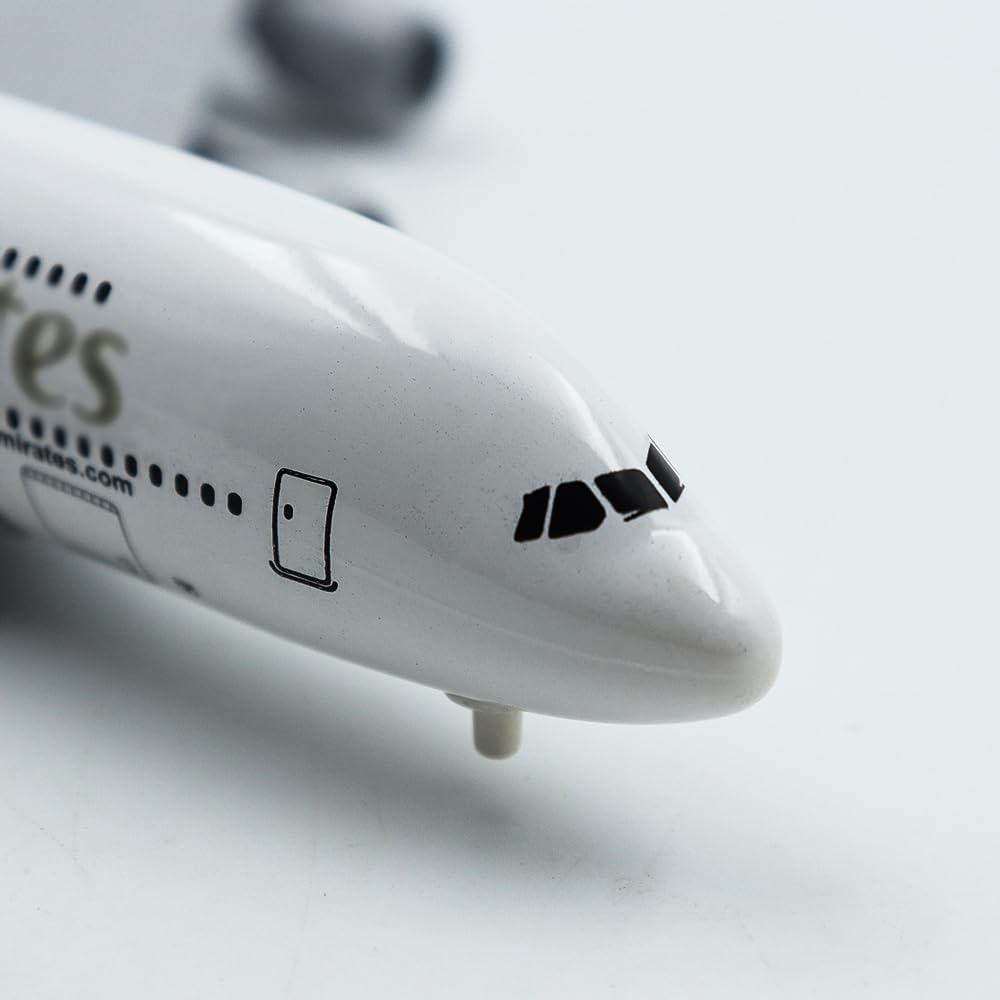 POFET 380 Aircraft Model Die-Cast Decorative Model For Home Office Desktop Collection, approx. 14 x 15.5 x 14 cm - Image 3