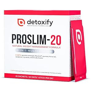 Detoxify ProSlim-20 | Snel en effectief afslanken | Krachtige vetverbrander voor afslanken | Detox L Carnitine metabolisme versneller | Snel en effectief afslanken voor vrouwen |