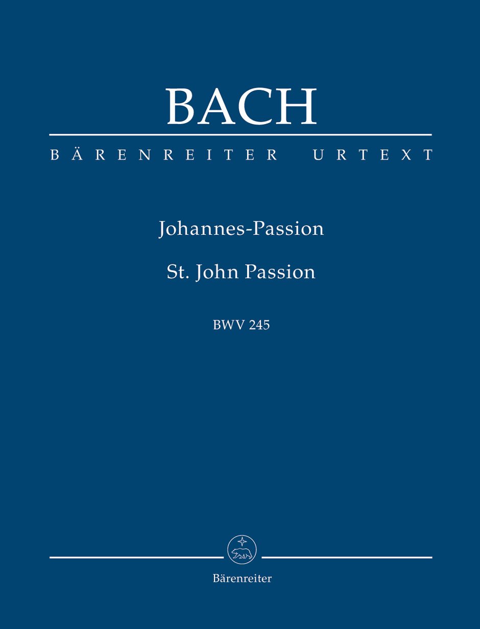 BARENREITER TASCHENPARTITUREN BACH J.S. - ST JOHN PASSION BWV 245 - STUDY SCORE Classical sheets Choral and vocal ensembles
