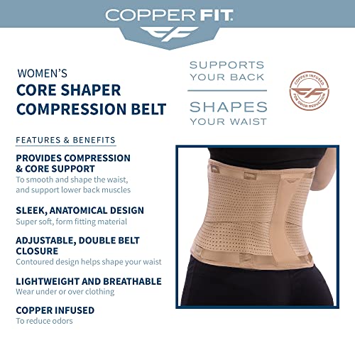 Copper Fit Core Shaper, Beige, S/M MOC48