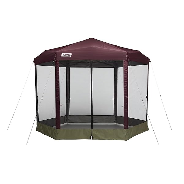 Coleman Back Home Screened Canopy Tent with Instant Setup, Outdoor Gazebo for Bug-Free Lounging, Fits Over Picnic Tables, Ideal for Parties, Events, Tailgates, Dining, & More
