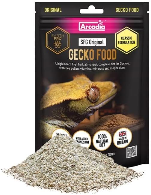 Arcadia Sticky Foot Gold Gecko Food Original Formula-180 Gram Pouch