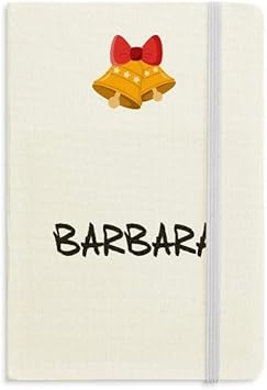 Amazon 特別な手書きの英語の名前 Barbara ノートブック ジャーナル クリスマス ジングルベル ノート 文房具 オフィス用品