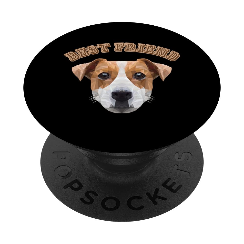 Best Friend JRT Dog Mom Dogfather Jack Russell Terrier PopSockets Swappable PopGrip