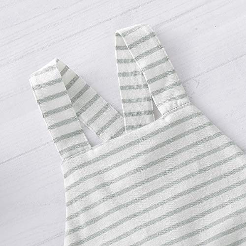 Simplee Kids Newborn Boy Clothes White Stripes Boys Overalls One-Piece 12 Month Boy Clothes #TOP3