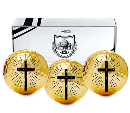 CybGene Christian Gifts for Men and Women, Christian Cross Golf