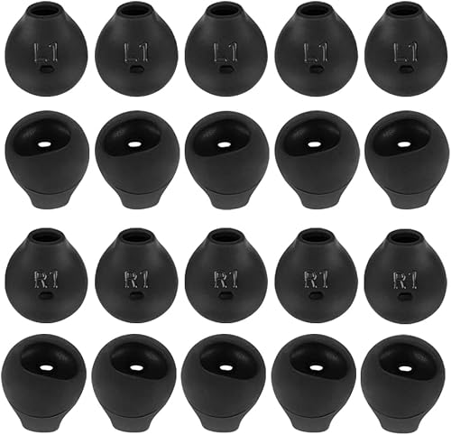 10 pares de fundas de silicona para auriculares, puntas de repuesto para auriculares compatibles con Samsung Galaxy Note 5Note 7S7S6S6 EdgeLevel U,