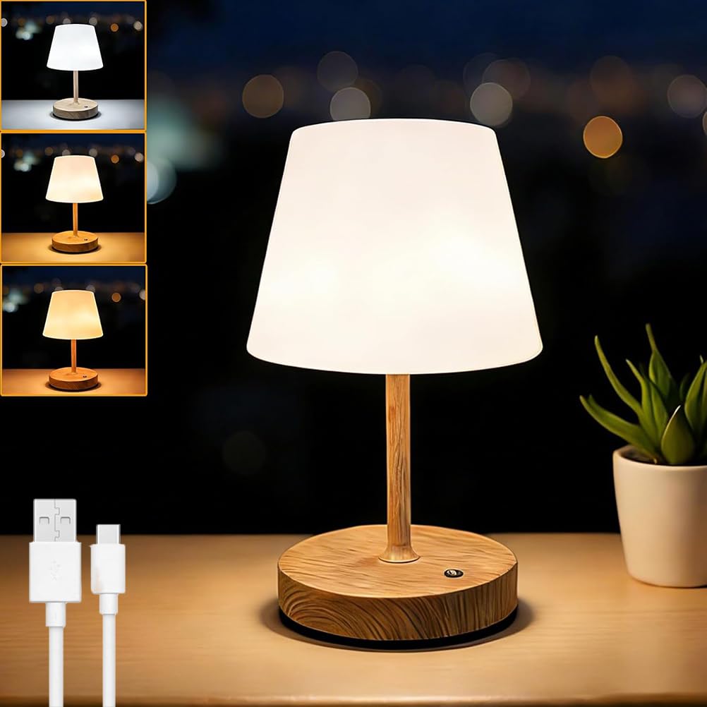 Lampe de table LED tactile à intensité variable avec batterie - 8