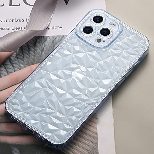 Coque Transparente Paillettes iPhone 13 12 11 Pro Anti-Choc Housse Silicone Diamant