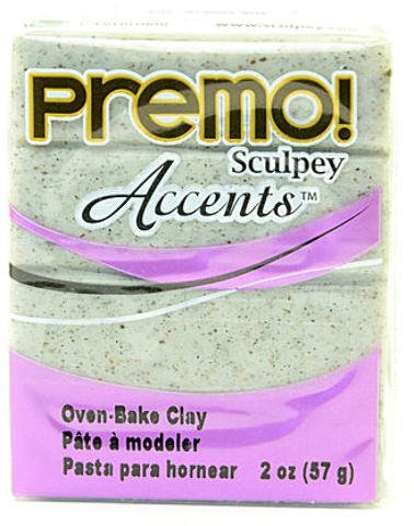 Sculpey Premo Premium Polymer Clay (Gray Granite) [4 Pieces] *** Product Description: Sculpey Premo Premium Polymer Clay- Color: Gray Granite- Size: 2 Oz.This Remarkable Clay Quickly Reaches A Workable State (With Minimum Conditioning), And Remai ***
